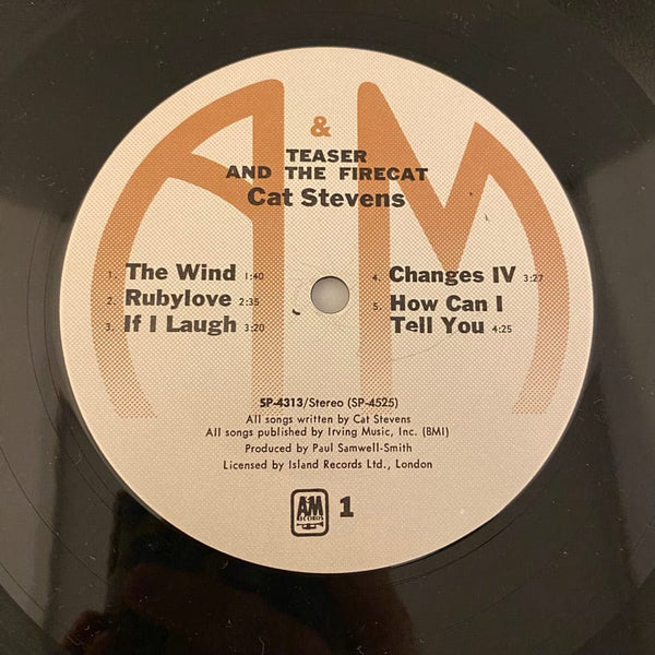 Used Vinyl Cat Stevens – Teaser And The Firecat LP USED VG++/VG+ 1971 Pressing J070524-02