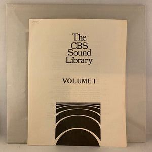 Used Vinyl CBS Sound Library 15LP Set USED VG++/NM Sound Effects J071224-01