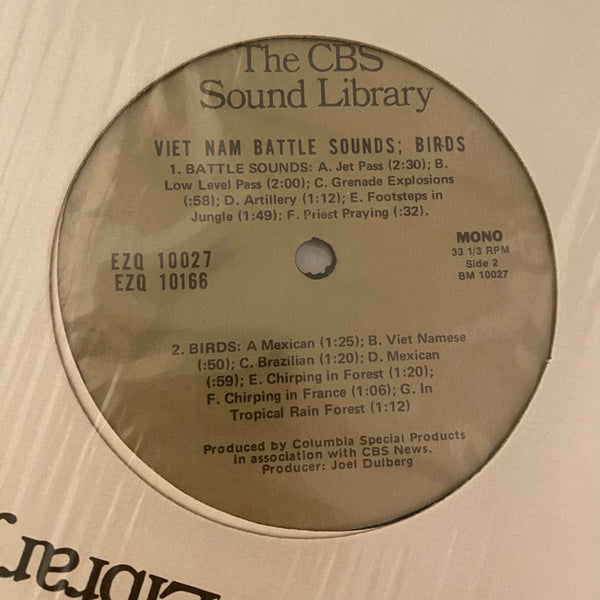 Used Vinyl CBS Sound Library 15LP Set USED VG++/NM Sound Effects J071224-01