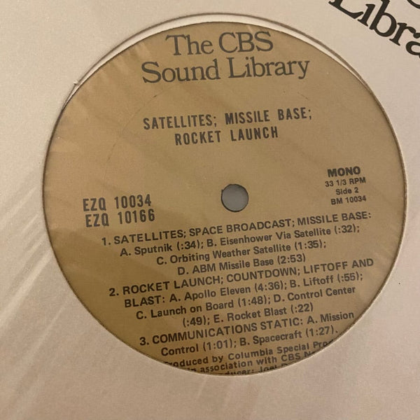 Used Vinyl CBS Sound Library 15LP Set USED VG++/NM Sound Effects J071224-01