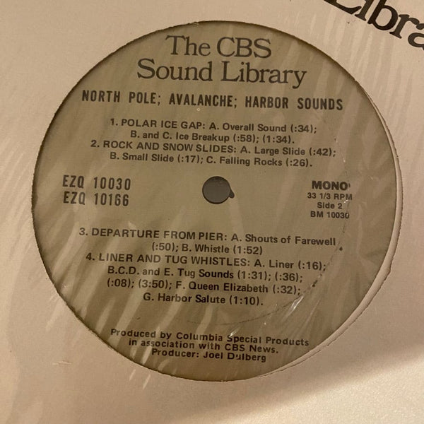 Used Vinyl CBS Sound Library 15LP Set USED VG++/NM Sound Effects J071224-01