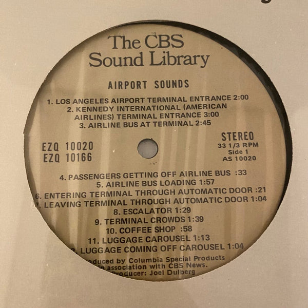 Used Vinyl CBS Sound Library 15LP Set USED VG++/NM Sound Effects J071224-01