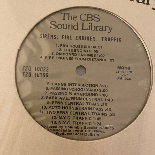 Used Vinyl CBS Sound Library 15LP Set USED VG++/NM Sound Effects J071224-01