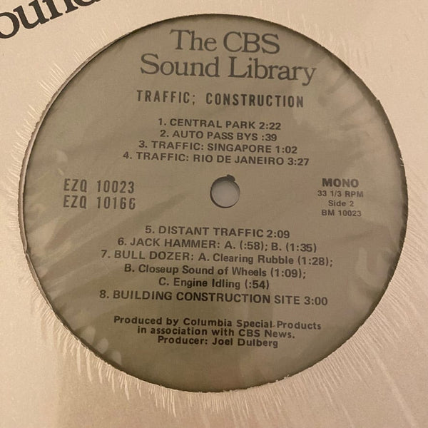 Used Vinyl CBS Sound Library 15LP Set USED VG++/NM Sound Effects J071224-01