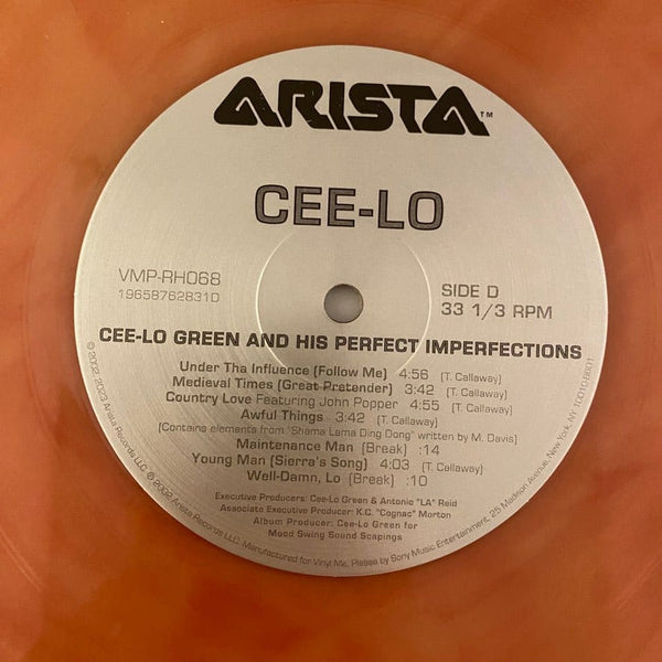 Used Vinyl Cee-Lo – Cee-Lo Green And His Perfect Imperfections 2LP USED NM/NM Red Galaxy Vinyl VMP J081423-01