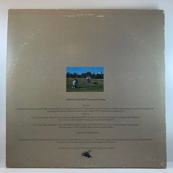 Used Vinyl Central Park Sheiks - Honeysuckle Rose LP VG/VG+ USED 13484