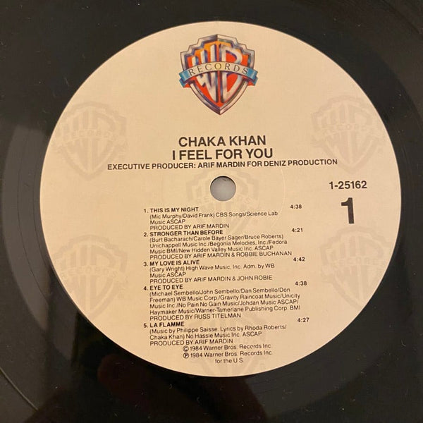 Used Vinyl Chaka Khan – I Feel For You LP USED VG++/VG+ J102923-01