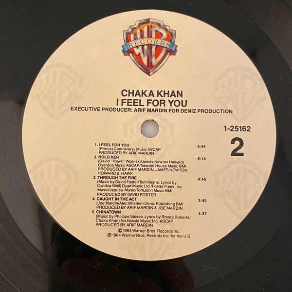 Used Vinyl Chaka Khan – I Feel For You LP USED VG++/VG+ J102923-01