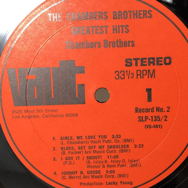 Used Vinyl Chambers Brothers - Greatest Hits 2LP NM-VG USED V2 12026