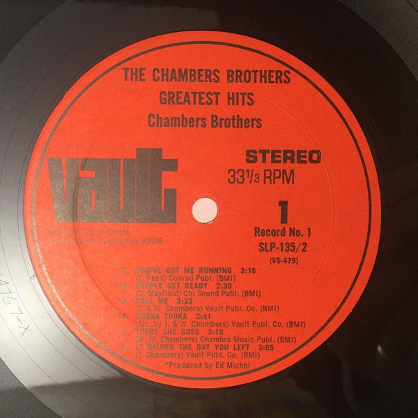 Used Vinyl Chambers Brothers - Greatest Hits 2LP VG++-VG++ USED 8390