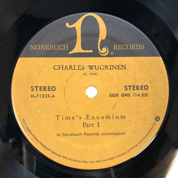 Used Vinyl Charles Wuorinen - Time's Encomium LP VG++/VG++ USED I010222-018