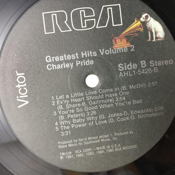 Used Vinyl Charley Pride - Greatest Hits Vol. 2 LP NM-NM USED 10959