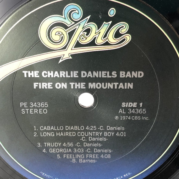 Used Vinyl Charlie Daniels Band - Fire On the Mountain LP NM-VG++ USED 12091