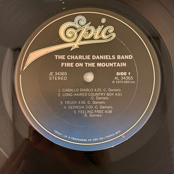 Used Vinyl Charlie Daniels Band – Fire On The Mountain LP USED NM/VG++ J091123-07