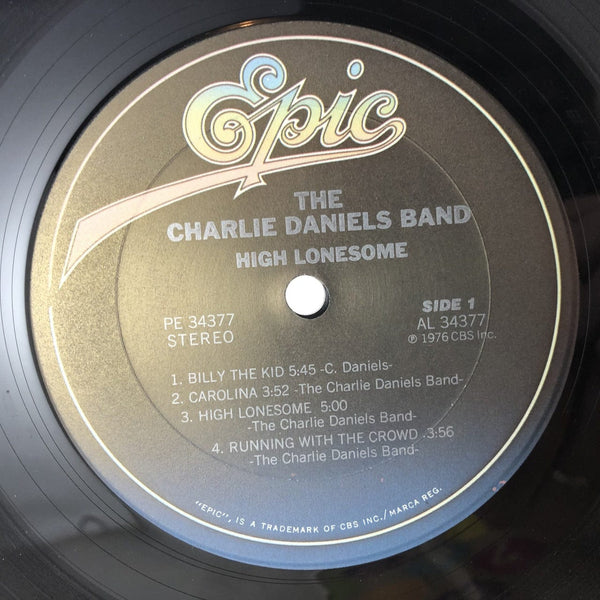 Used Vinyl Charlie Daniels Band - High Lonesome LP NM-VG++ USED 10310