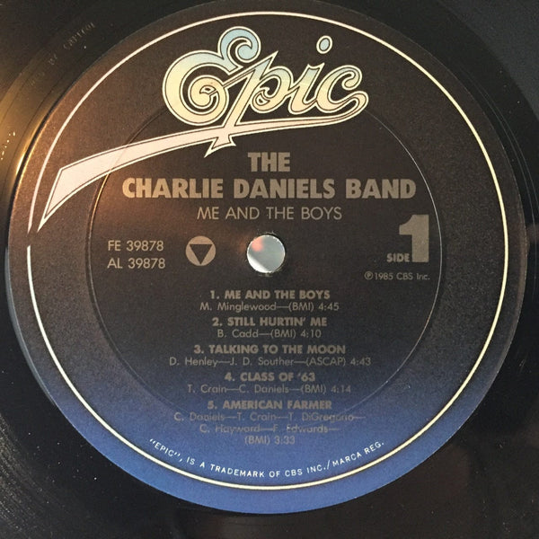 Used Vinyl Charlie Daniels Band - Me and the Boys LP NM-NM USED 6193