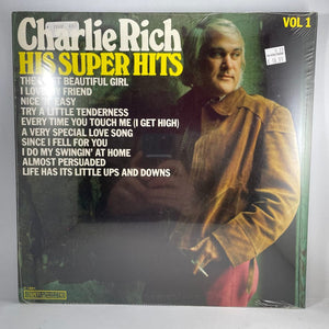 Used Vinyl Charlie Rich - His Super Hits Vol 1 LP SEALED NOS VINYL USED W052022-14
