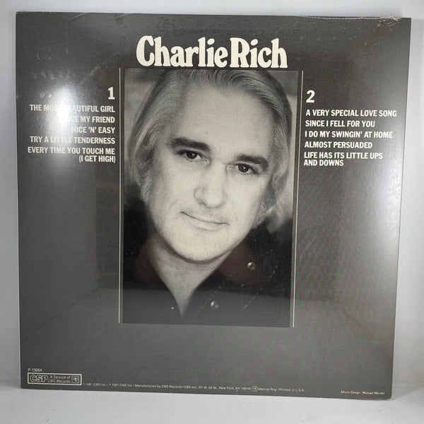 Used Vinyl Charlie Rich - His Super Hits Vol 1 LP SEALED NOS VINYL USED W052022-14