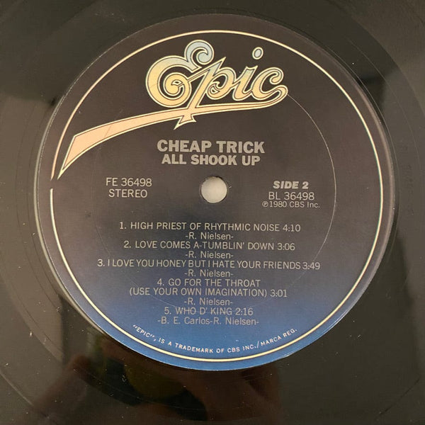 Used Vinyl Cheap Trick – All Shook Up LP USED VG++/VG++ J052923-06
