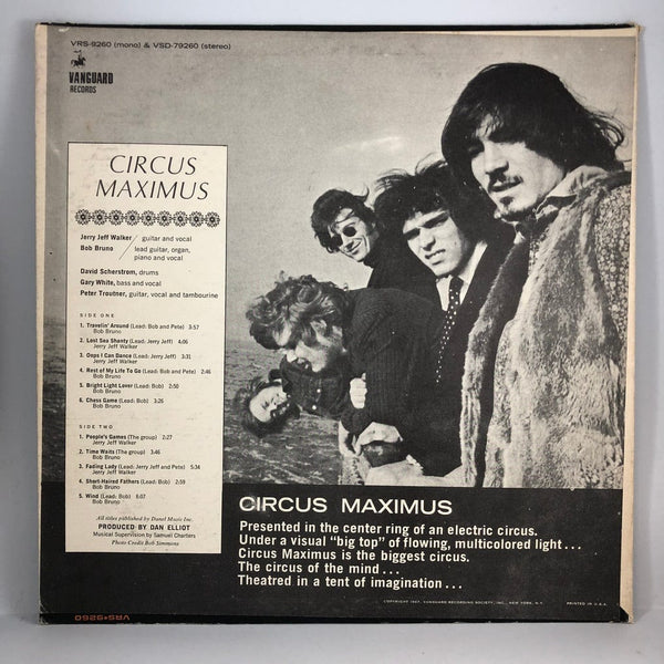 Used Vinyl Circus Maximus - Self Titled LP VG+/VG+ USED I010422-026