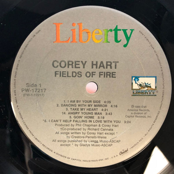 Used Vinyl Corey Hart - Fields of Fire LP VG++/VG++ USED I102521-017