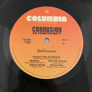 Used Vinyl Corrosion Of Conformity – Deliverance 2LP USED VG++/VG+ 1994 Pressing Side D Etching J050924-18