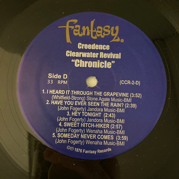 Used Vinyl Creedence Clearwater Revival – Chronicle - The 20 Greatest Hits 2LP USED VG++/NM 2009 Pressing J080924-09