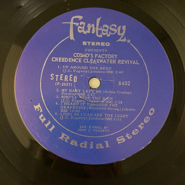 Used Vinyl Creedence Clearwater Revival – Cosmo's Factory LP USED NM/NM 1970 Pressing J080924-08