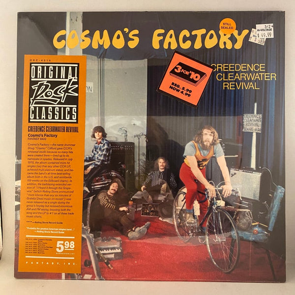 Used Vinyl Creedence Clearwater Revival – Cosmo's Factory LP USED NOS STILL SEALED 1983 ORC Pressing J031724-06