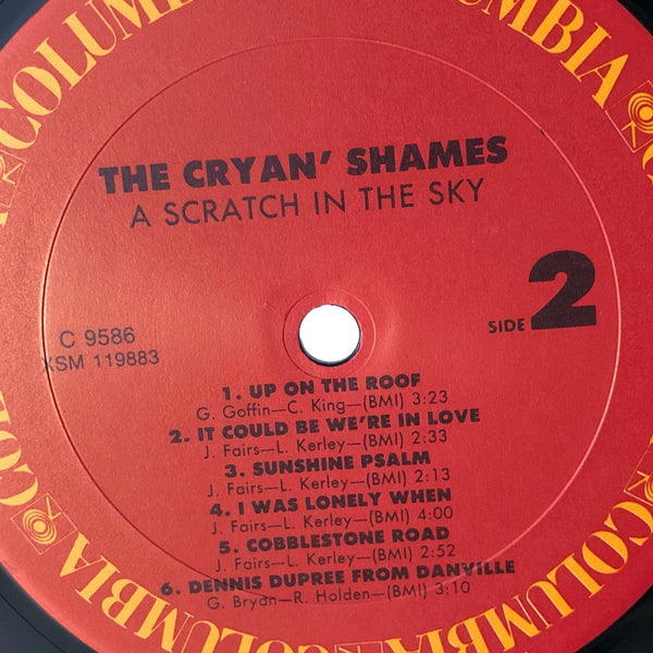 Used Vinyl Cryan' Shames - A Scratch In the Sky LP NM/VG++ USED 14119