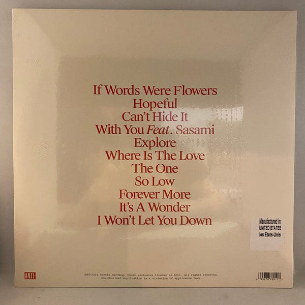 Used Vinyl Curtis Harding – If Words Were Flowers LP USED NOS STILL SEALED J072524-15