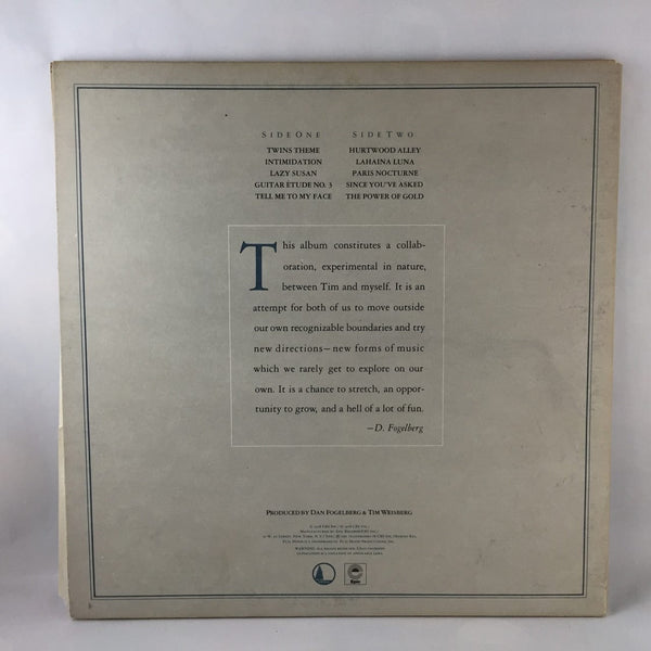 Used Vinyl Dan Fogelberg & Tim Weisberg - Twin Sons of Different Mothers LP NM-VG++ USED 4761