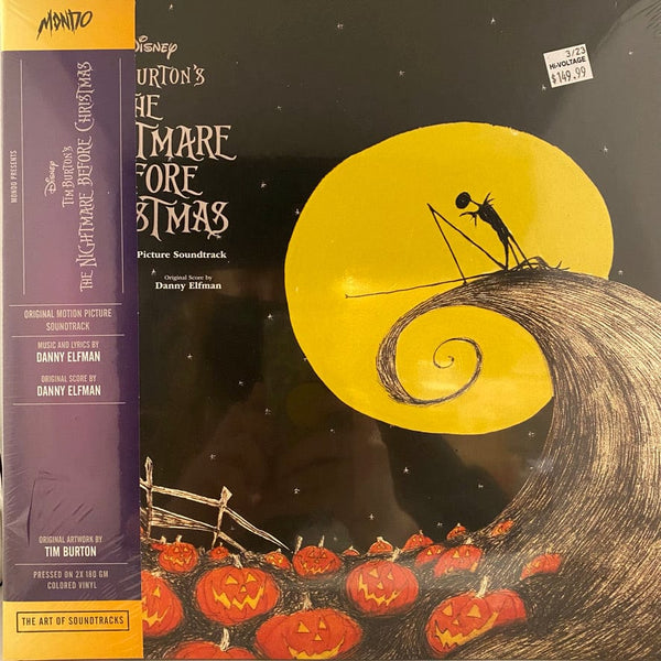 Used Vinyl Danny Elfman – The Nightmare Before Christmas 2LP USED NOS STILL SEALED 180 Gram Colored Vinyl J032723-11