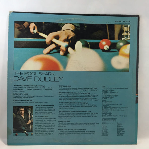 Used Vinyl Dave Dudley - The Pool Shark LP NM-VG USED 4901