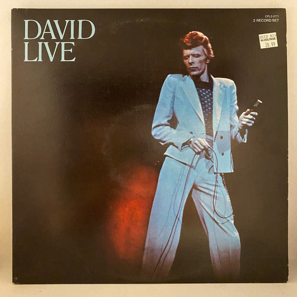 Used Vinyl David Bowie – David Live LP USED VG++/VG 1976 Pressing J092324-01