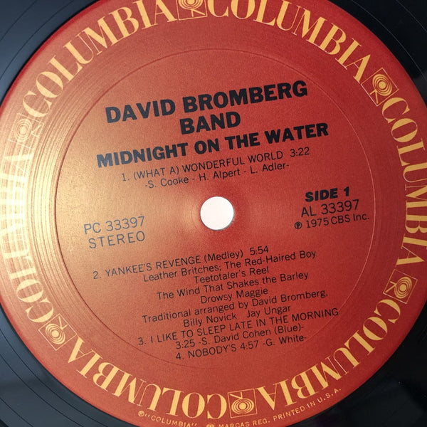 Used Vinyl David Bromberg - Midnight on the Water LP NM-VG+ USED 11020