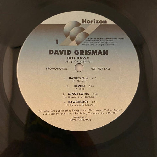 Used Vinyl David Grisman – Hot Dawg LP USED NM/VG J102923-07