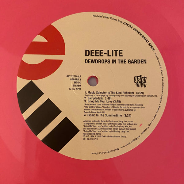 Used Vinyl Deee-Lite – Dewdrops In The Garden 2LP USED NM/VG+ Pink Vinyl J083124-06