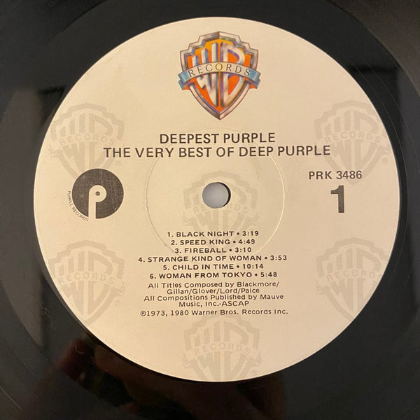 Used Vinyl Deep Purple – Deepest Purple : The Very Best Of Deep Purple LP USED NM/VG+ J052923-21