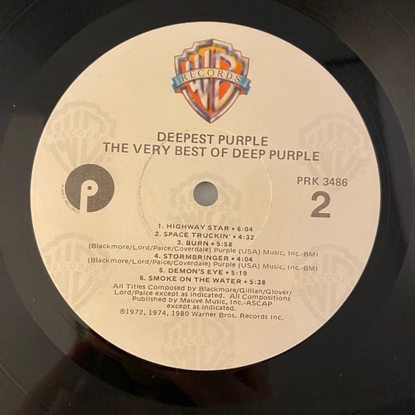 Used Vinyl Deep Purple – Deepest Purple : The Very Best Of Deep Purple LP USED NM/VG+ J052923-21