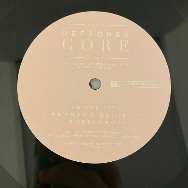 Used Vinyl Deftones – Gore 2LP USED NM/VG++ 180 Gram Gold-Foil Numbered J050924-14