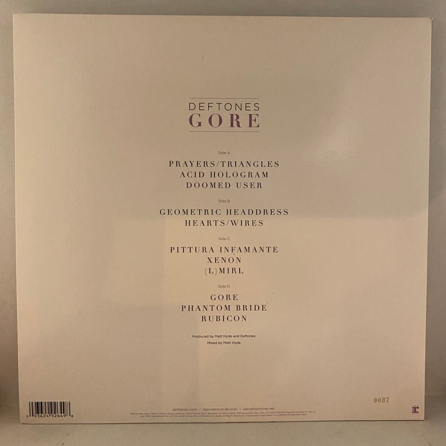 Deftones – Gore 2LP USED NM/VG++ 180 Gram Gold-Foil Numbered – Hi