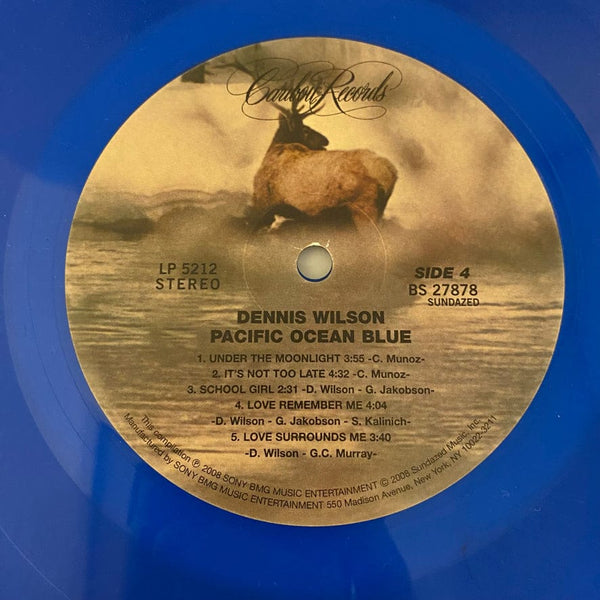 Used Vinyl Dennis Wilson – Pacific Ocean Blue 3LP USED VG++/VG+ Blue Vinyl J083124-07