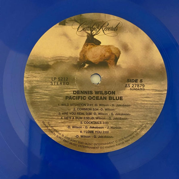 Used Vinyl Dennis Wilson – Pacific Ocean Blue 3LP USED VG++/VG+ Blue Vinyl J083124-07