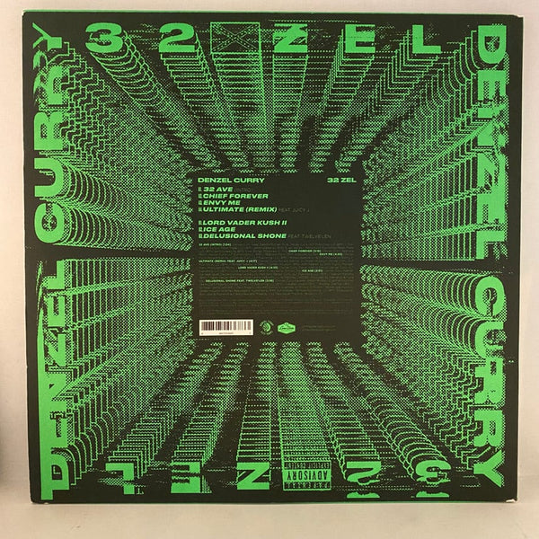 Used Vinyl Denzel Curry – 32 Zel LP USED NM/VG++ Blue Smoke Vinyl J072524-10