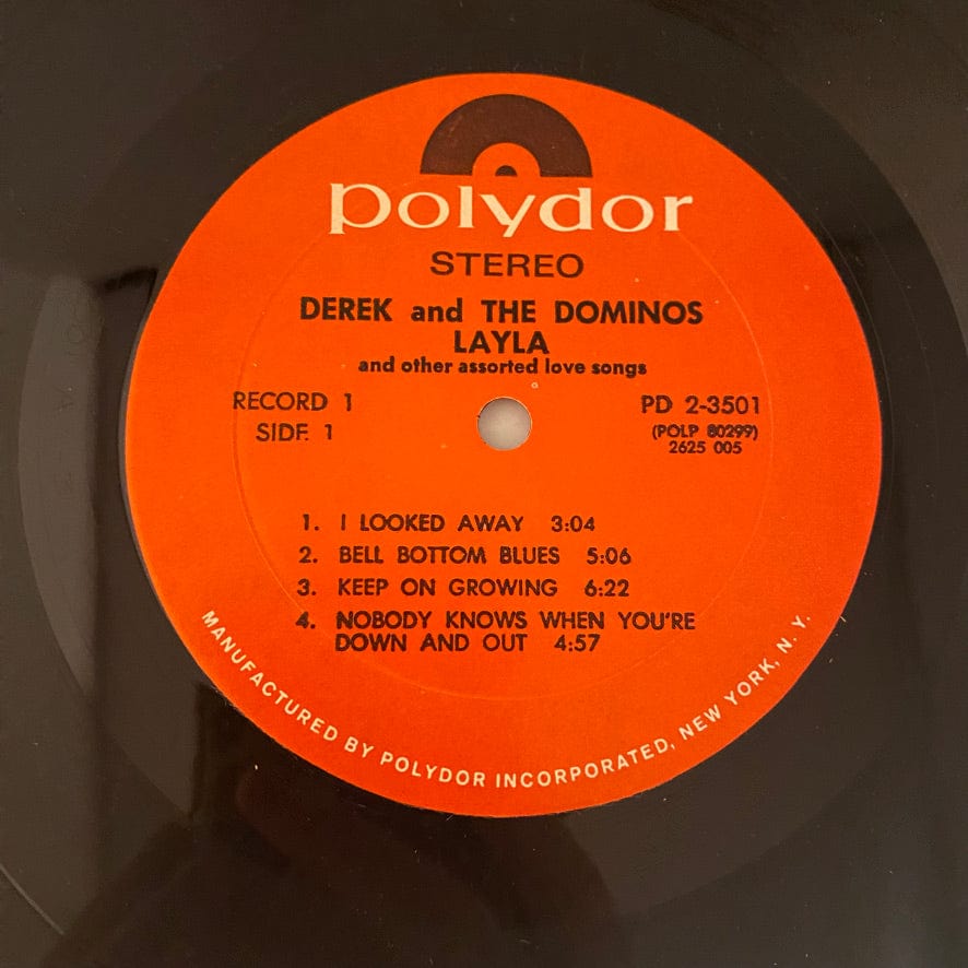 Derek & The Dominos – Layla And Other Assorted Love Songs 2LP USED