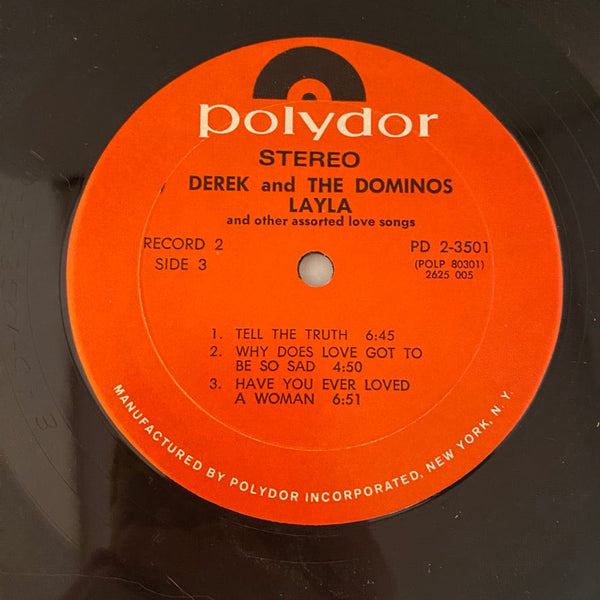 Used Vinyl Derek & The Dominos – Layla And Other Assorted Love Songs 2LP USED VG++/VG+ 1974 Pressing J081524-03