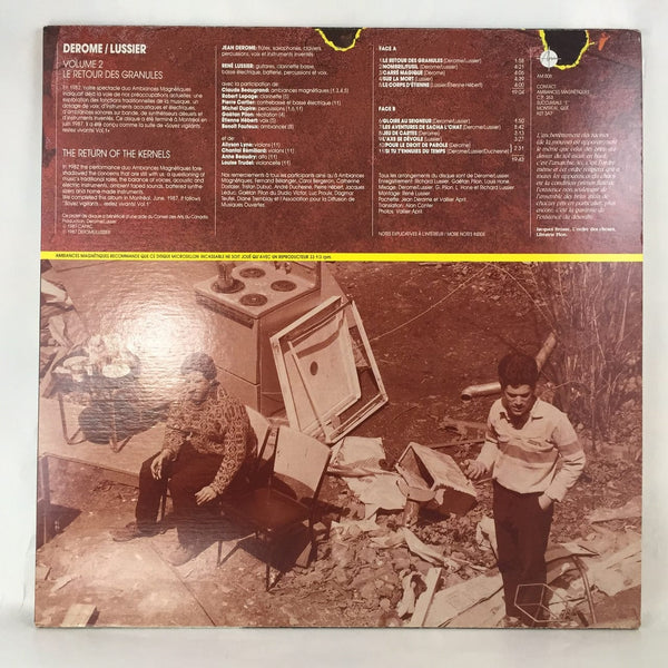 Used Vinyl Derome - Lussier - Vol. 2: Le Retour Des Granules - The Return Of The Kernels LP NM-NM USED 7316