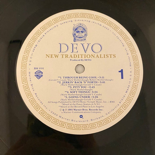 Used Vinyl Devo – New Traditionalists LP USED VG+/G NO 7" J101623-15