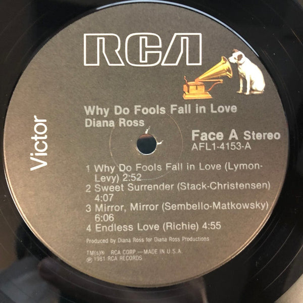 Used Vinyl Diana Ross - Why Do Fools Fall in Love LP VG++/VG++ USED I121921-019